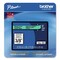 Brother P-Touch 0.35 in. x 26.2 ft. TZe Laminated Removable Label Tapes - Black on Green